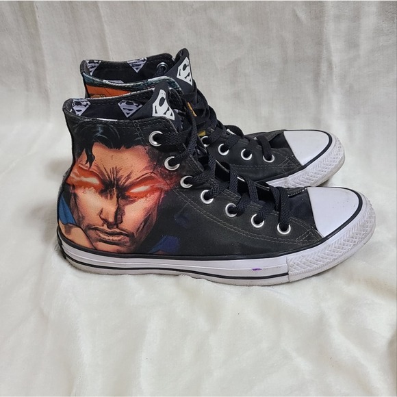 DC Rebirth Converse All Stars Superman Size 8 (Women's) Size 6 (Men's) - Picture 2 of 9